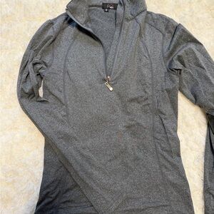 HKM Gray Quarter-Zip Pullover